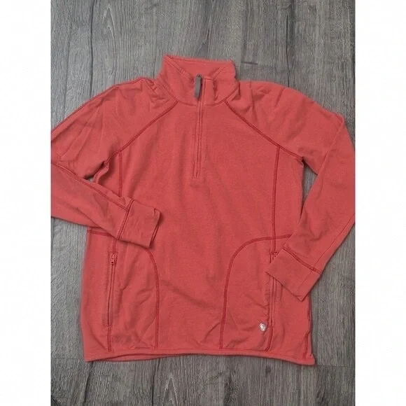 Talbots Men's Coral Zip-Up Sweater - Picture 1 of 6